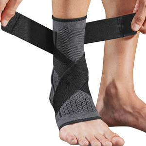 Manchon de cheville en tricot de nylon respirant personnalisé avec sangle de soutien par compression pour plus de confort et de commodité - Product Image 1