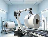 Robot industriel 6 axes ZDGT10024, charge utile de 100 kg, portée de 2440 mm, précision de ±0,1 mm pour la manutention lourde