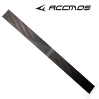 ACCMOS Tige de flèche en carbone pur Super ID 6,2 mm +/-0,001" 32 pouces Spine 250-800 pour arc et flèche DIY