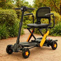 Scooter électrique pliable, léger, longue portée, avec moteur sans balais, pliable automatiquement, pour personnes âgées, personnalisable