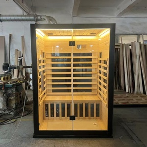 <span class=keywords><strong>Sauna</strong></span> de vapor <span class=keywords><strong>seco</strong></span> de madera con cicuta canadiense de bajo <span class=keywords><strong>precio</strong></span>, sala de <span class=keywords><strong>Sauna</strong></span> de infrarrojo lejano para 1 persona - Product Image 1