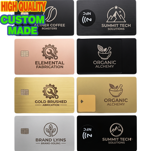 Tarjetas Metálicas, <span class=keywords><strong>Tarjeta</strong></span> de Visita Inteligente NFC Personalizada, <span class=keywords><strong>Tarjeta</strong></span> de Crédito de Metal Pulido de Alta Calidad con Esmalte - Product Image 1