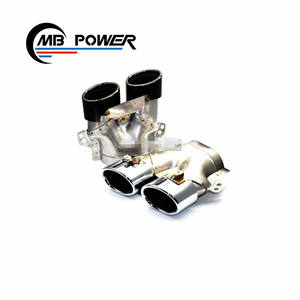 Difusor y puntas de silenciador para C200, C260, <span class=keywords><strong>C300</strong></span>, <span class=keywords><strong>coupe</strong></span> y sedán, tubos de escape traseros, Clase C, w205, C43, <span class=keywords><strong>2019</strong></span> - Product Image 4