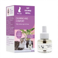 Recharge de Liquide Apaisant aux Phéromones pour Animaux de Compagnie – Diffuseur Électrique Chauffant pour Chiens et Chats – Soulagement du Stress et Amélioration de l'Humeur