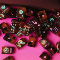 Jeu de Mahjong américain en acrylique gravé, série Tortoise Joy, très populaire, jeu de table, cadeau, divertissement pour adultes, jeu de casino