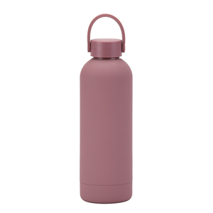 Bouteille d'eau d'extérieur personnalisée à double couche et isolée en <span class=keywords><strong>acier</strong></span> inoxydable avec poignée portable Bouteille d'eau de sport simple à petite bouche - Product Image 3