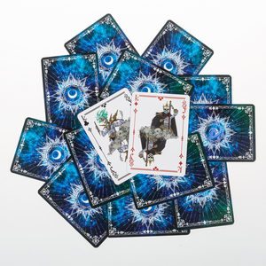 AYPC Bleu Or Estampage Bord Impression Espace Galaxie Retour Japon <span class=keywords><strong>Sexy</strong></span> Dessin Animé Fille Squelette Humain <span class=keywords><strong>Jeux</strong></span> Anime <span class=keywords><strong>Manga</strong></span> Poker Jeu de Cartes - Product Image 6