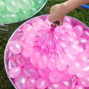 Summer hot selling magic latex water balloon 111pcs per bag small self sealing water balloon