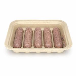 <span class=keywords><strong>Film</strong></span> de revêtement pour saucisses laminé, 5 canaux, biodégradable, compostable, en bagasse de canne à sucre, plateau en pulpe pour emballage de viande de boucher - Product Image 2