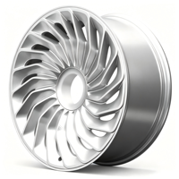 Jantes forgées en argent 17 18 19 20 21 pouces 5x114.3 5x120 concaves pour Tesla Model S Model X Y Audi Maybach BMW Mercedes