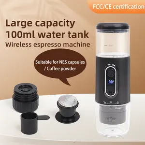 Slimme Mini Elektrische Capsule Koffiemachine Usb Opladen Geschikt Voor Persoonlijke Familie Reizen Werk Gebruik