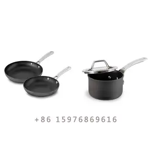 최고의 판매 Calphalon 클래식 알루미늄 하드 Anodized 오븐 안전 Nonstick Frypan 세트