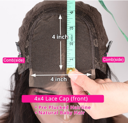 วิกผมลูกไม้4*4