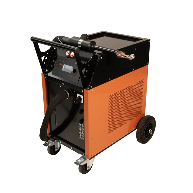 High Power Mobile Induction Heating Machine with Liquid Cooled Inductor Industrial Preheating and Weld Straightening Equipment