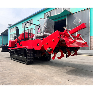 Werkseitige Lieferung chinesischer Mini-Raupen traktoren 25 PS 35 PS 50 PS mit Bulldozer und Bagger lader - Product Image 3
