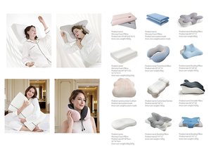 <span class=keywords><strong>Oreiller</strong></span> en mousse à mémoire de forme pour soulager les douleurs <span class=keywords><strong>cervicales</strong></span>, oreillers en mousse à mémoire de forme avec design ergonomique, oreillers de lit pour dormir - Product Image 2