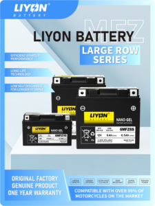 อุปกรณ์แบตเตอรี่รถจักรยานยนต์6MFZ6S สำหรับ Honda Yamaha <span class=keywords><strong>BMW</strong></span> KAWASAKI TVS อะไหล่มอเตอร์ไซค์ - Product Image 3