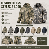 Veste bomber softshell en peau de requin, à capuche, coupe-vent, chaude, fermeture éclair, respirante, pour l'extérieur