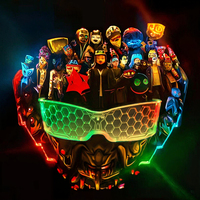 Mode LED lunettes de soleil lumineux décoratif néon fête décorations discothèques DJ danse musique Festivals Raves vente chaude