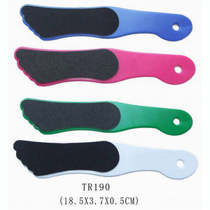 Novedad pies limpios zapatilla depurador de pies cepillo exfoliante piedra pómez plástico pie masajeador zapatilla - Product Image 5