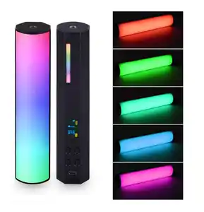 Handheld RGB Video Light Wand Camera LED Lighting Photography Light Vlog Magnetic Vlogging YouTube Living