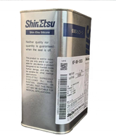 Huile de silicone ShinEtsu KF-96-10CS 1 kg, huile de base NLGI 2 pour la lubrification industrielle et l'isolation électrique