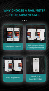 Oferta Especial: Regulador de Voltaje Automático Digital de 40A 220V, Monofásico, 6kVA, con Pantalla Digital, Protector de Sobrevoltaje/Bajo Voltaje, para Riel DIN - Product Image 6