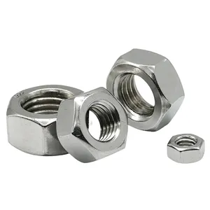 In Stock M10 Stainless Steel 304 DIN934 Hex Head Nut