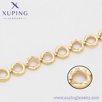 X000925709 XUPING Bijoux Marque Cuivre Bracelet 14K Or Plaqué Bracelet Bijoux De Mode Bracelets