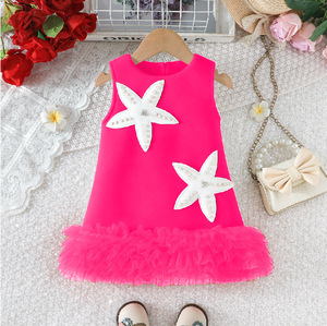 Nouvelle Arrivée 2026 Robe sans Manches en Tulle Décorée pour Filles, Robe d'Anniversaire, Robes pour Filles 0-5 Ans - Product Image 5