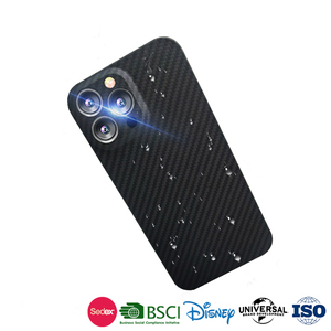 Étui de téléphone en Fiber de carbone d'aramide de kevlar véritable pour Iphone 14 13 12 Pro Max Mini pour téléphone Samsung étui de téléphone en Fiber d'aramide - Product Image 2