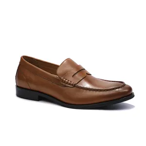 High Quality Custom Genuine Leather Penny Man Dress Formal Loafer Shoe