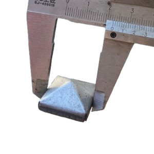 Trang trí trang trí Bài Mũ thép rèn sắt thành phần bột lớp phủ <span class=keywords><strong>End</strong></span> <span class=keywords><strong>Cap</strong></span> Bìa - Product Image 1