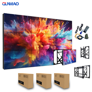 Qunmao dọc LCD Bảng điều chỉnh thiết bị điện tử dấu hiệu kỹ thuật số biển và hiển thị 46 55 inch 3.5 mét nối màn hình LCD video tường - Product Image 1