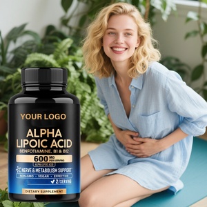 Oem/odm להתאמה להתאמה אישית אלפא ליפואית 600 תוספת מ ג & ויטמין b1 & b12 עבור אנרגיה & b12 עבור אנרגיה & תמיכה מטבוליזם - Product Image 1
