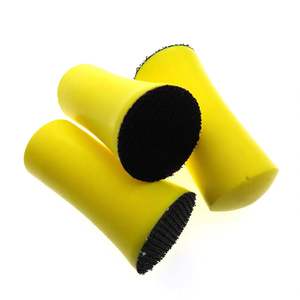 Bloque de lijado cilíndrico personalizable OEM amarillo PU duradero de alta eficiencia de 1 pulgada para molienda abrasiva de coche - Product Image 4