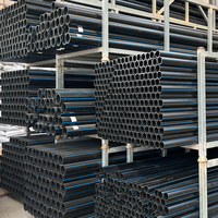 Tuyaux en polyéthylène haute densité (HDPE) à bon prix, 4-6 pouces (DN16-DN1600), PE100 PN10-PN16, pour l'alimentation en eau