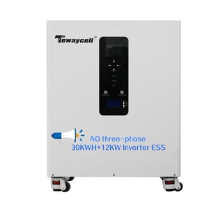 Tewaycell ac380v <span class=keywords><strong>3</strong></span> giai đoạn tất cả trong một 51.2V 400ah 600ah 20kwh 30kwh với 10KW/12KW biến tần nhà pin <span class=keywords><strong>lithium</strong></span> - Product Image 5