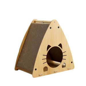 Planche à gratter pour chat résistante à l'usure et anti-chute de poils, planche anti-griffures pour canapés et lits pour chats, en carton ondulé toutes saisons - Product Image 1