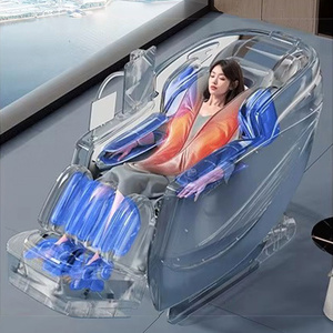 Fábrica al por mayor de alta calidad barato 4D cuerpo completo gravedad cero uso en el hogar silla de masaje de doble movimiento con masaje de pies - Product Image 4