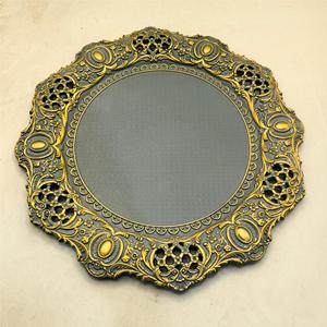 <span class=keywords><strong>Assiette</strong></span> de Présentation en Plastique Vert PP, Style Classique, Design Creux, Polie, Jetable, 13 Pouces, pour Mariages et Banquets – Vente en Gros, Nouveauté - Product Image 4