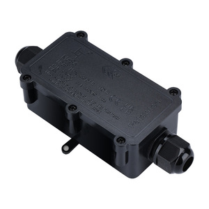 M686 Waterproof Junction Box M20 Connector 1 Inlet 1 Outlet IP66 <b>Outdoor</b> <b>Cable</b> Sealed Box - Product Image 2