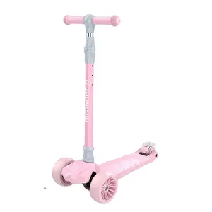 Patín de 3 ruedas con Pedal de empuje para niños y bebés, patín de pie
