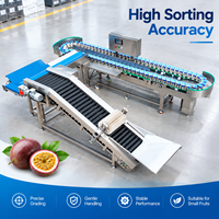 Sorteermachine voor ingesloten dozen vermindert fruitverontreiniging voor export van tropisch fruit naar een sorteerfabriek.
