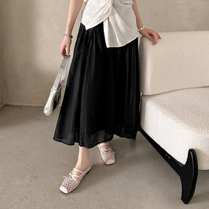 Sandales décontractées pour femmes en cuir véritable, avec boucle en plastique style nez de cochon, tissées, perforées et respirantes - Product Image 3