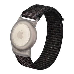 2 packs de bracelets pour enfants pour <span class=keywords><strong>AirTag</strong></span>, étui de protection en nylon pour <span class=keywords><strong>Apple</strong></span> <span class=keywords><strong>AirTag</strong></span>, bracelet réglable anti-perte. - Product Image 1