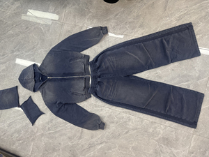 Conjunto de pantalones de chándal y Sudadera con capucha Ropa deportiva Jogging Jogger Suit Universal 2023 Custom Jogger Unisex Hoodie Set - Product Image 3