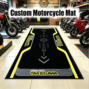 <span class=keywords><strong>Tapis</strong></span> de garage pour <span class=keywords><strong>moto</strong></span> personnalisé imprimé, <span class=keywords><strong>tapis</strong></span> antidérapant en caoutchouc pour <span class=keywords><strong>moto</strong></span>, <span class=keywords><strong>tapis</strong></span> de sol avec logo personnalisé pour atelier de motocross - Product Image 1