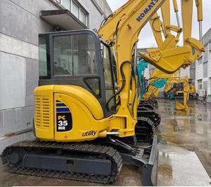 Excavatrice hydraulique de 3.5 tonnes Original Komatsu PC35MR-3 Mini chenille d'occasion Machine Excavatrice d'occasion à vendre - Product Image 2