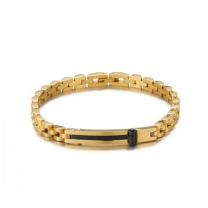 Women's Stainless Steel <b>Beaded</b> <b>Bracelet</b> with Geometric Curved Plate Band Fashion Jewelry Watch Strap Style Accessories - Product Image 1